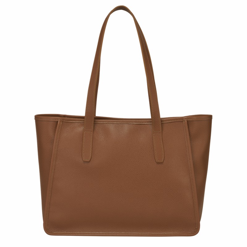 Longchamp Le FOULONNÉ L Tote Tassen Dames Caramel Belgium | 10190021121