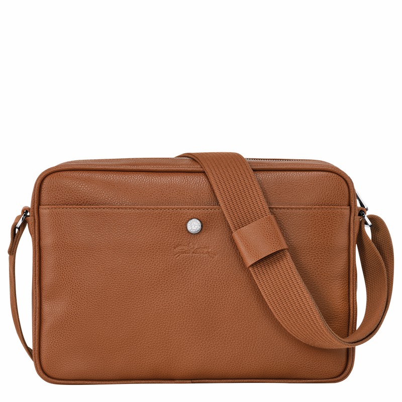 Longchamp Le FOULONNÉ M Buckettas Heren Caramel Belgium | 20044021F72