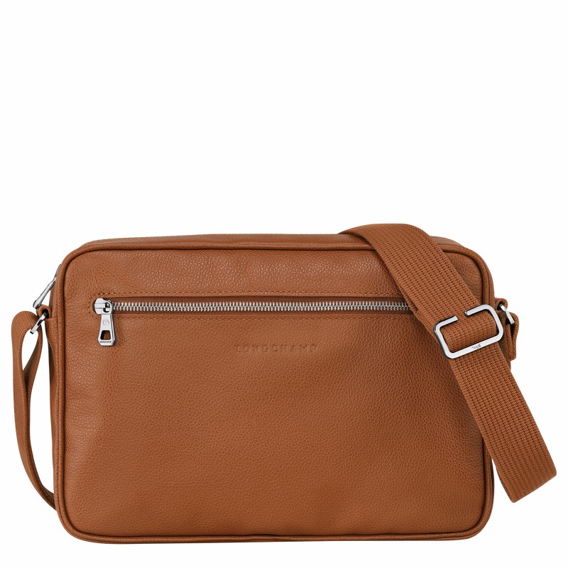 Longchamp Le FOULONNÉ M Buckettas Heren Caramel Belgium | 20044021F72