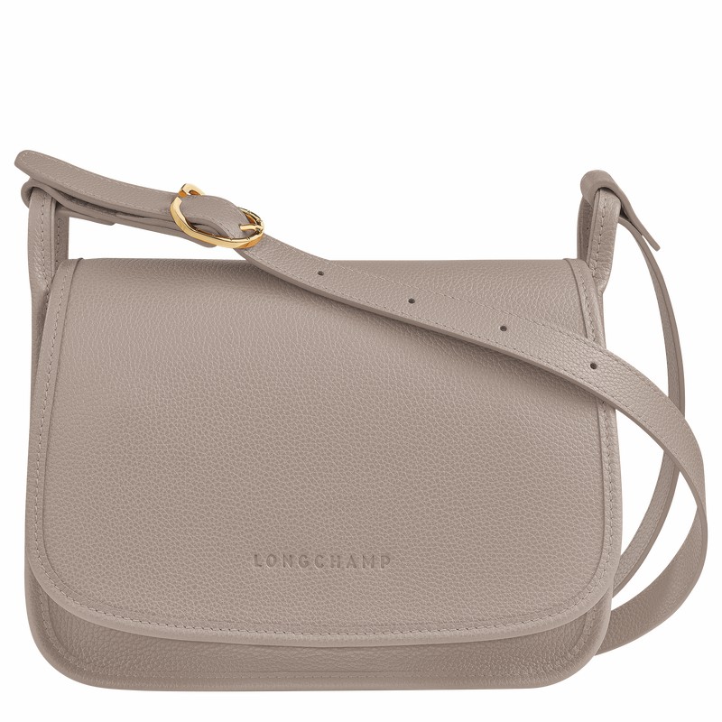 Longchamp Le FOULONNÉ M Crossbodytassen Dames Grijs Belgium | 10135021P55