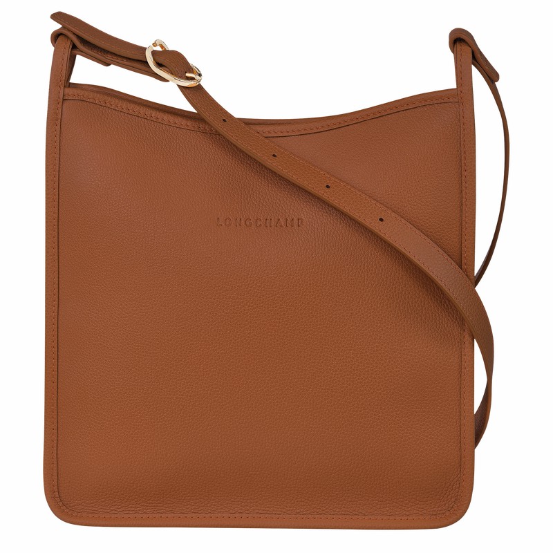 Longchamp Le FOULONNÉ M Crossbodytassen Dames Caramel Belgium | 10140021121