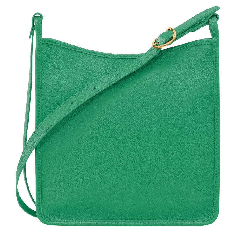 Longchamp Le FOULONNÉ M Crossbodytassen Dames Groen Belgium | 10140021129