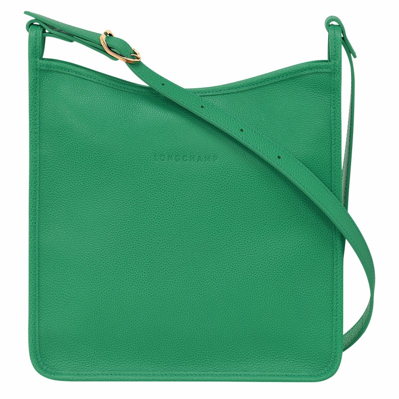 Longchamp Le FOULONNÉ M Crossbodytassen Dames Groen Belgium | 10140021129