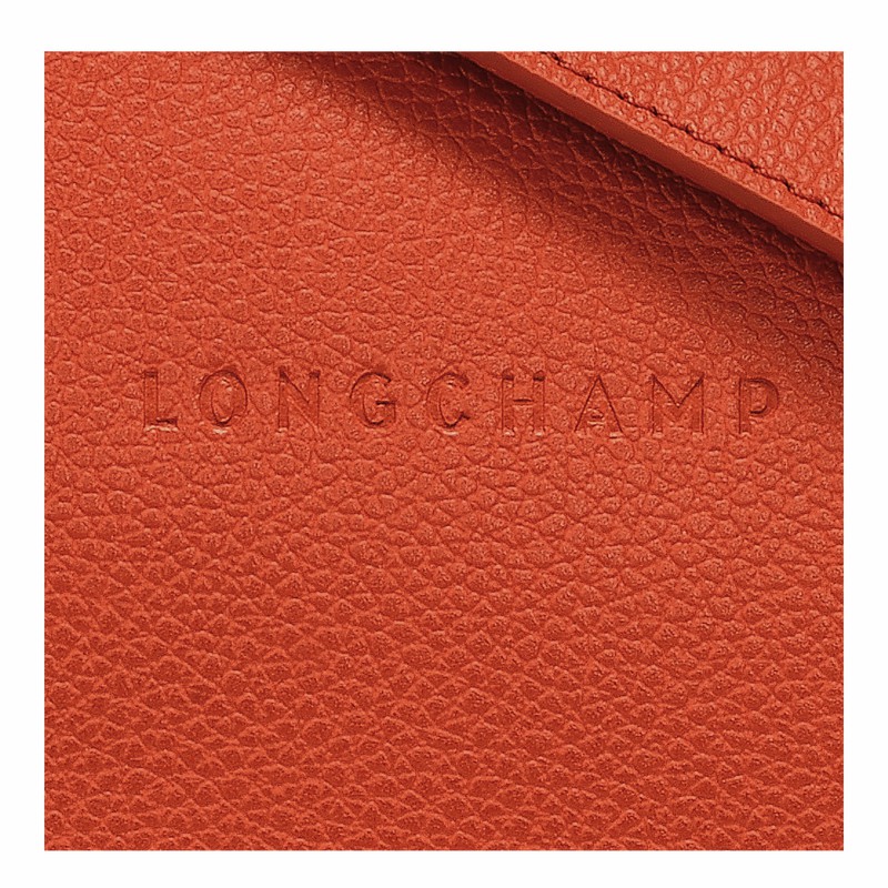 Longchamp Le FOULONNÉ M Crossbodytassen Dames Oranje Belgium | 10140021685