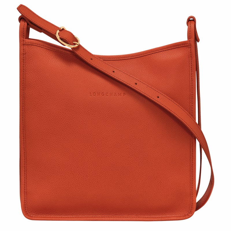 Longchamp Le FOULONNÉ M Crossbodytassen Dames Oranje Belgium | 10140021685