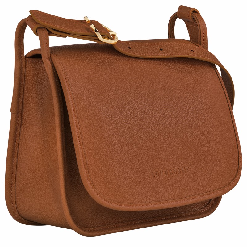 Longchamp Le FOULONNÉ M Crossbodytassen Dames Caramel Belgium | 10135021121