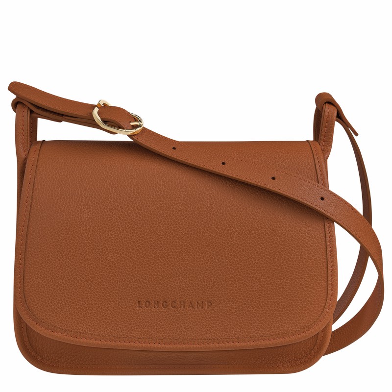 Longchamp Le FOULONNÉ M Crossbodytassen Dames Caramel Belgium | 10135021121