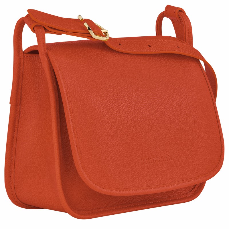 Longchamp Le FOULONNÉ M Crossbodytassen Dames Oranje Belgium | 10135021685