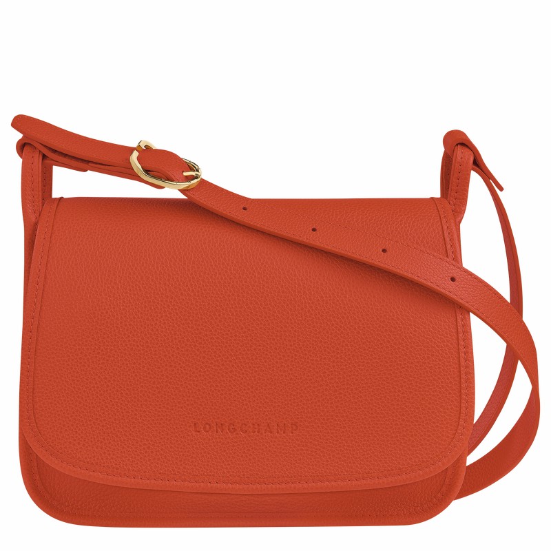 Longchamp Le FOULONNÉ M Crossbodytassen Dames Oranje Belgium | 10135021685