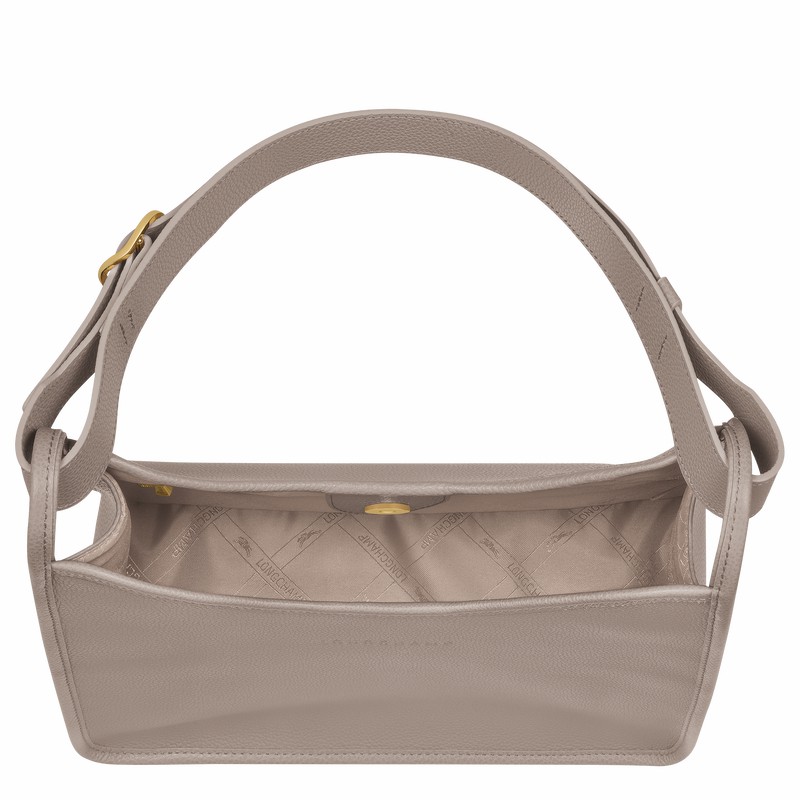 Longchamp Le FOULONNÉ M Hobo Tas Dames Grijs Belgium | 10155021P55