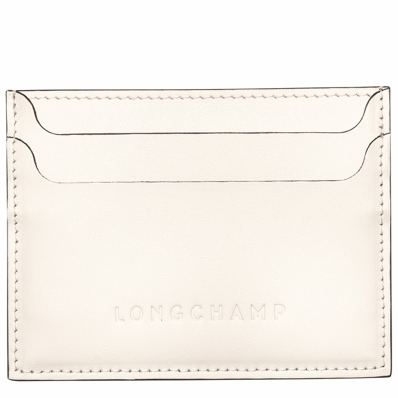 Longchamp Le FOULONNÉ Pasjeshouder Dames Wit Belgium | L3218HFI037