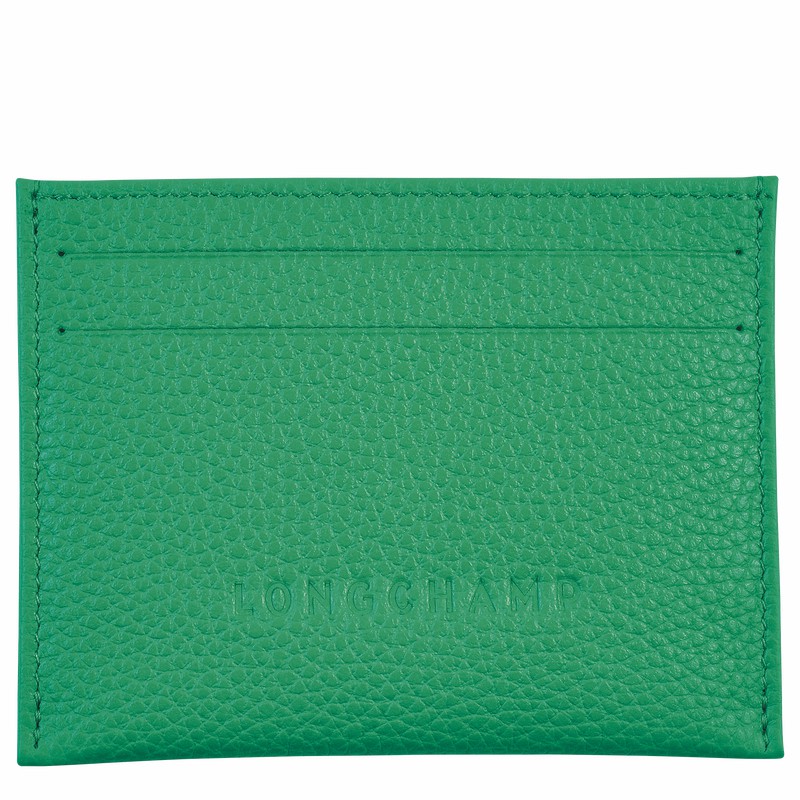 Longchamp Le FOULONNÉ Pasjeshouder Dames Groen Belgium | L3218021129