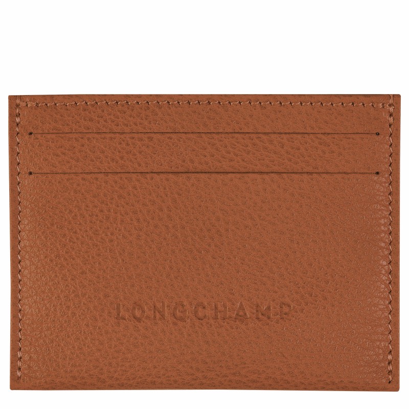 Longchamp Le FOULONNÉ Pasjeshouder Dames Caramel Belgium | L3218021121