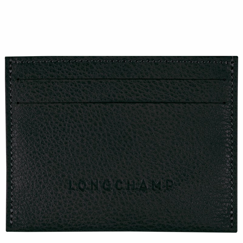 Longchamp Le FOULONNÉ Pasjeshouder Dames Zwart Belgium | L3218021001