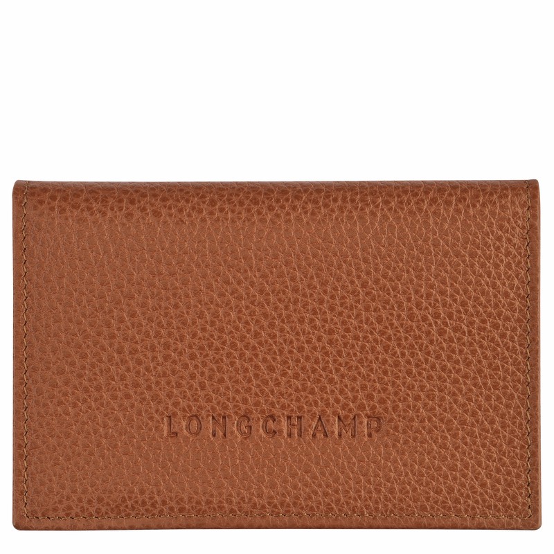 Longchamp Le FOULONNÉ Pasjeshouder Dames Caramel Belgium | L3243021121