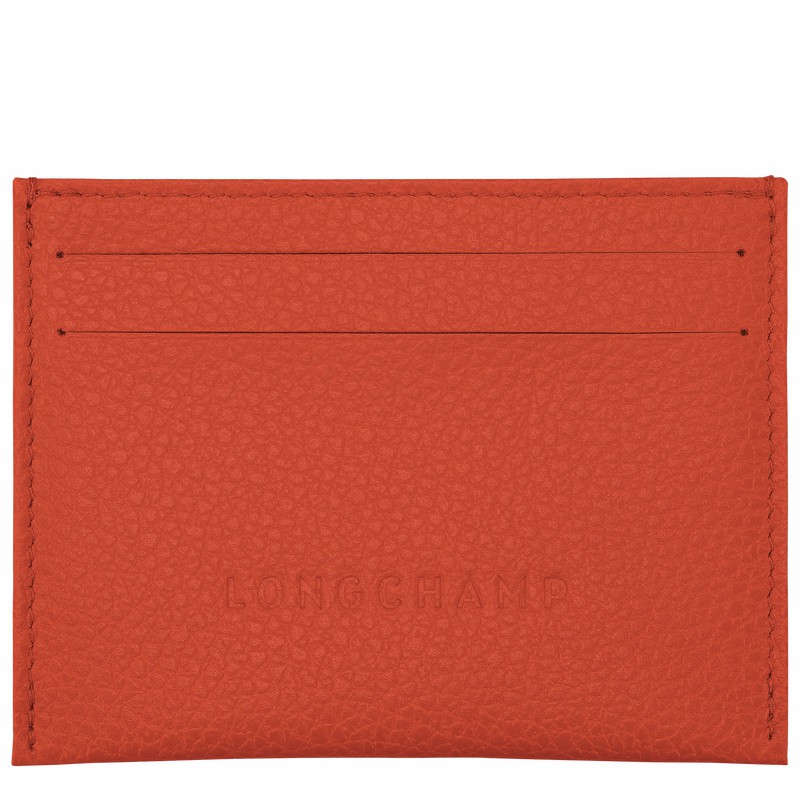 Longchamp Le FOULONNÉ Pasjeshouder Heren Oranje Belgium | L3218021685-