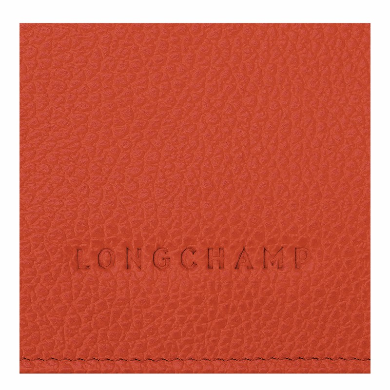 Longchamp Le FOULONNÉ Portefeuille Dames Oranje Belgium | 30021021685