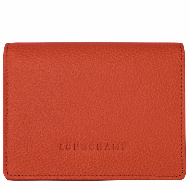 Longchamp Le FOULONNÉ Portefeuille Dames Oranje Belgium | 30021021685