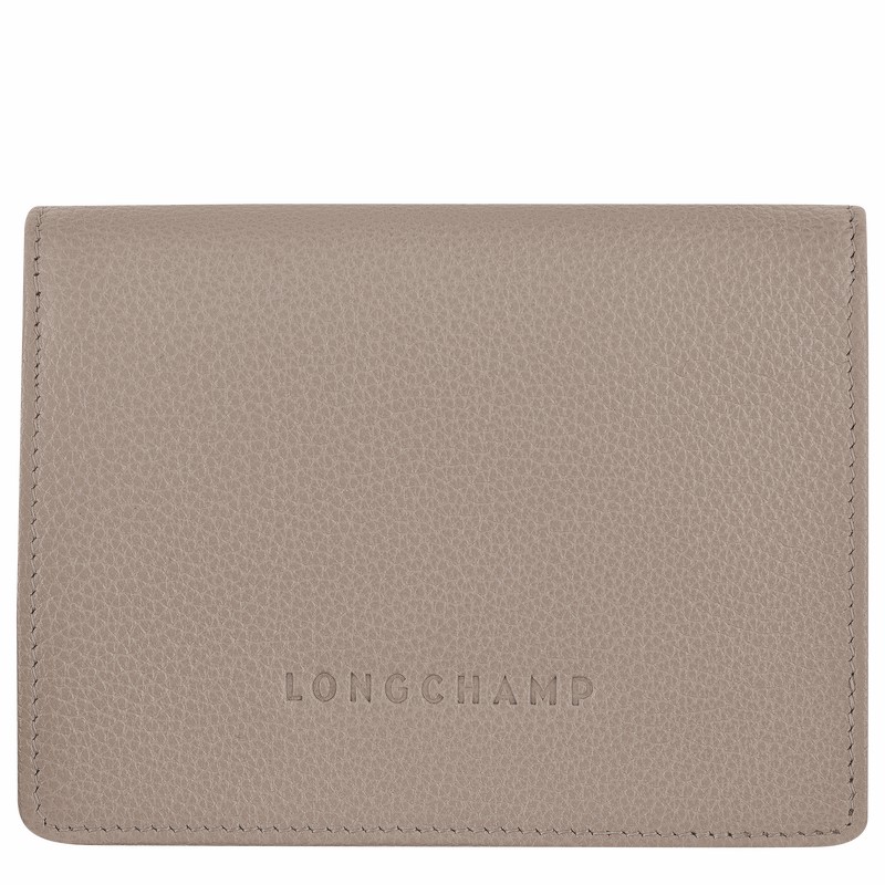 Longchamp Le FOULONNÉ Portefeuille Dames Grijs Belgium | 30021021P55