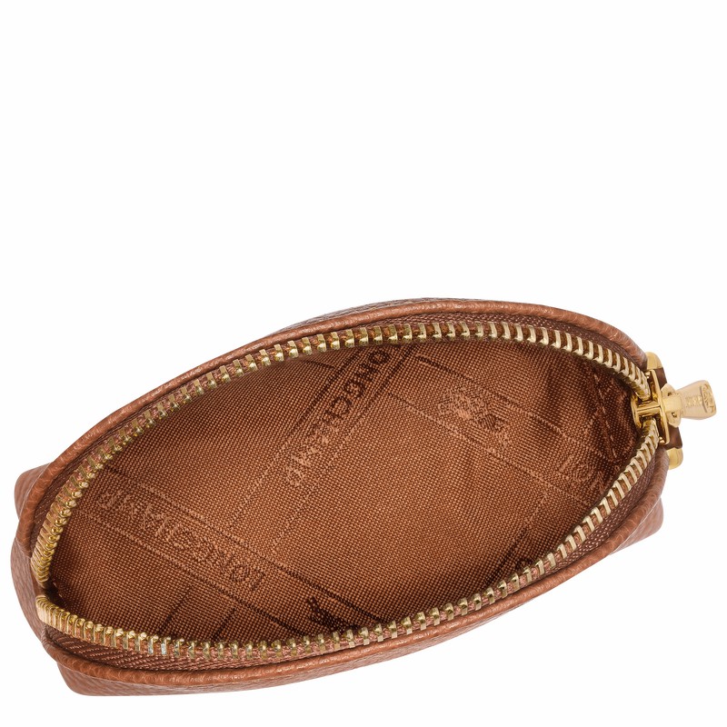 Longchamp Le FOULONNÉ Portemonnee Dames Caramel Belgium | L3686021121