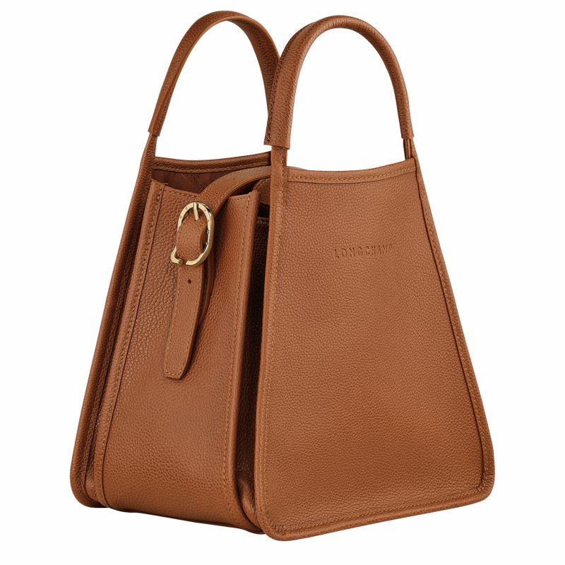 Longchamp Le FOULONNÉ S Handtas Dames Caramel Belgium | 10233021121