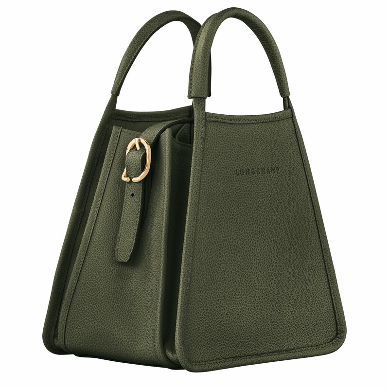 Longchamp Le FOULONNÉ S Handtas Dames Khaki Belgium | 10233021892