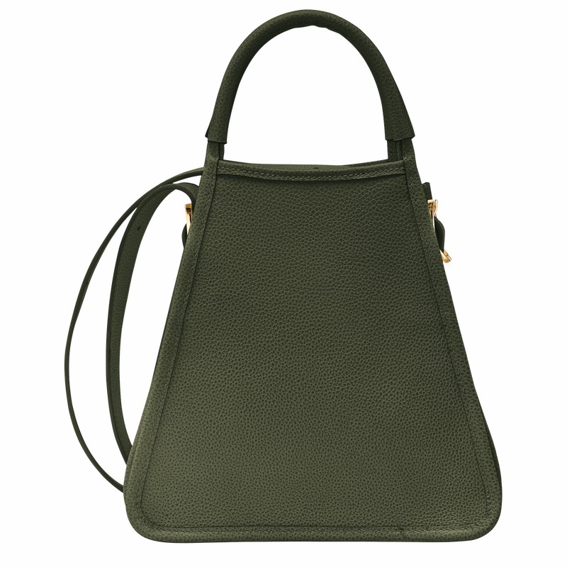 Longchamp Le FOULONNÉ S Handtas Dames Khaki Belgium | 10233021892