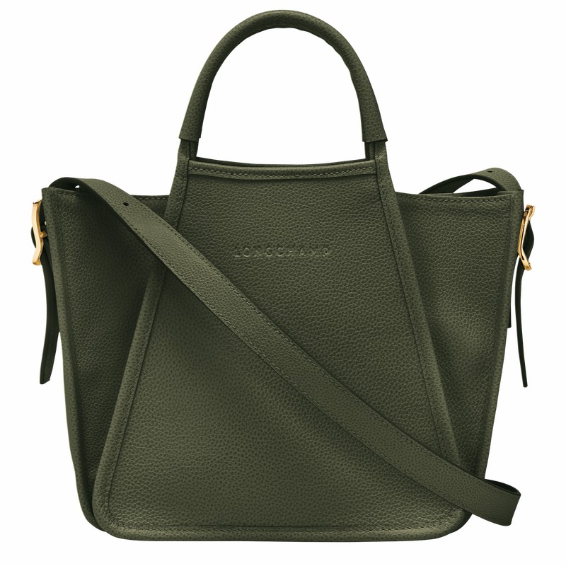 Longchamp Le FOULONNÉ S Handtas Dames Khaki Belgium | 10233021892