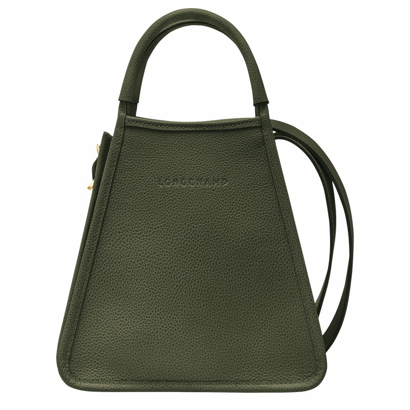 Longchamp Le FOULONNÉ S Handtas Dames Khaki Belgium | 10233021892