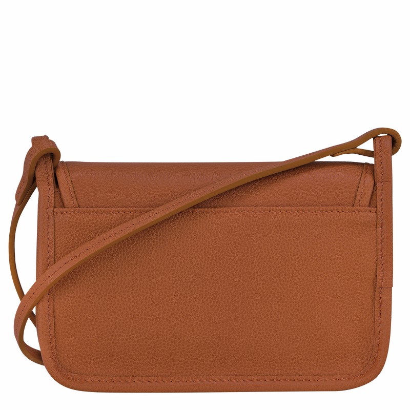 Longchamp Le FOULONNÉ XS Clutch Dames Caramel Belgium | 10133021121