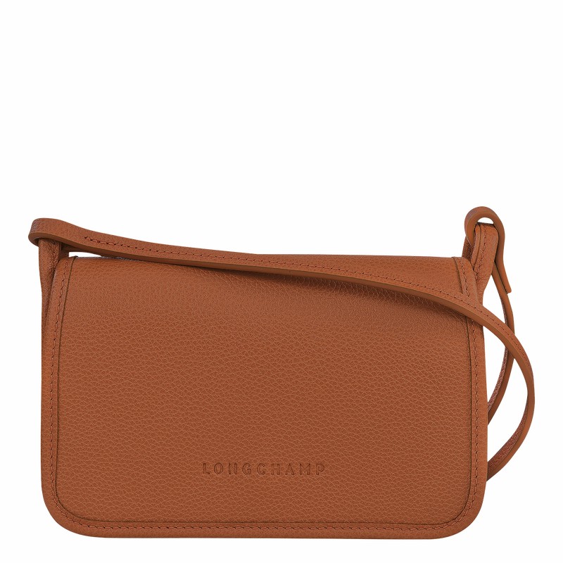 Longchamp Le FOULONNÉ XS Clutch Dames Caramel Belgium | 10133021121