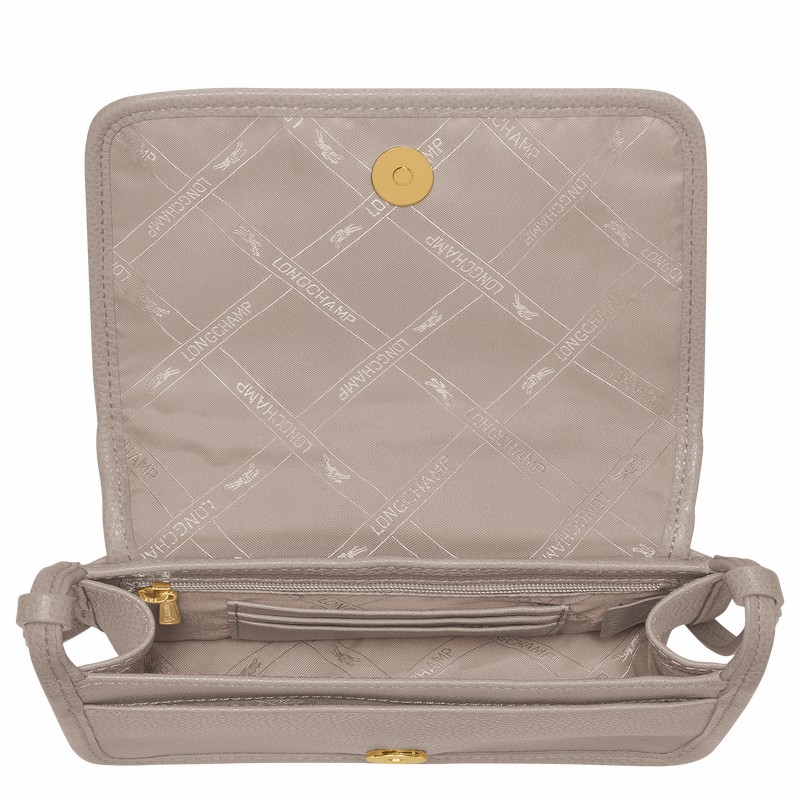 Longchamp Le FOULONNÉ XS Clutch Dames Grijs Belgium | 10133021P55