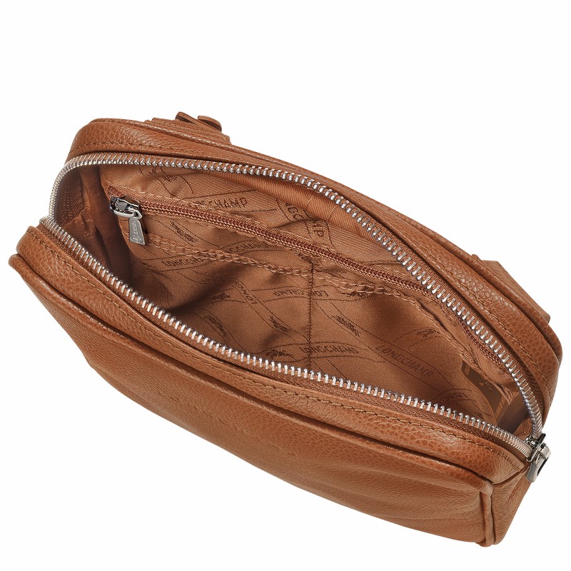 Longchamp Le FOULONNÉ XS Crossbodytassen Dames Caramel Belgium | L1712021F72