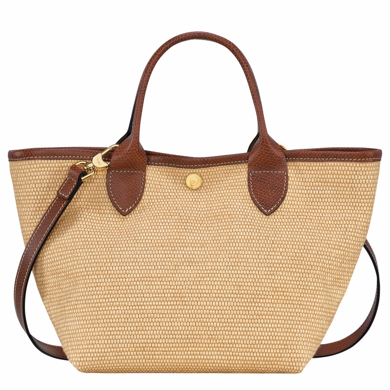 Longchamp Le Panier Pliage S Handtas Dames Bruin Belgium | 10144HZB035