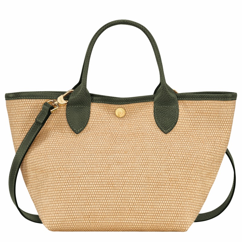 Longchamp Le Panier Pliage S Handtas Dames Khaki Belgium | 10144HZB292