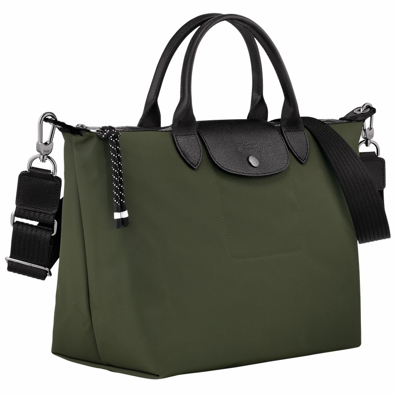 Longchamp Le Pliage Energy L Handtas Heren Khaki Belgium | L1515HSR892-