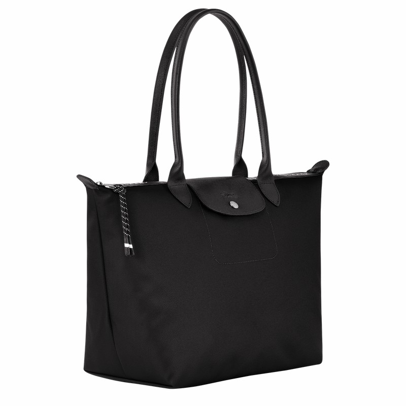 Longchamp Le Pliage Energy L Tote Tassen Dames Zwart Belgium | L1899HSR001