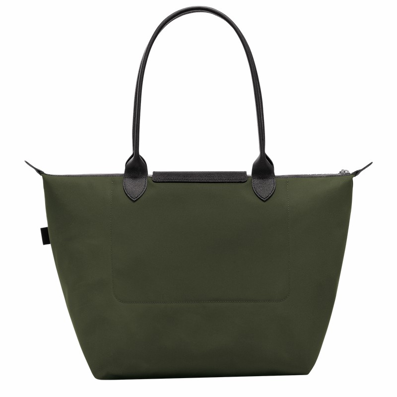 Longchamp Le Pliage Energy L Tote Tassen Dames Khaki Belgium | L1899HSR892