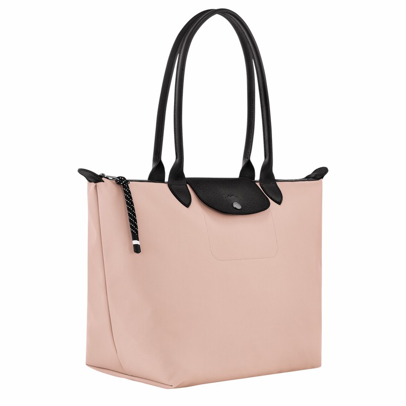 Longchamp Le Pliage Energy L Tote Tassen Dames Beige Belgium | L1899HSR542