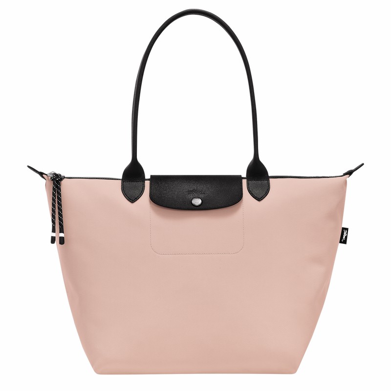 Longchamp Le Pliage Energy L Tote Tassen Dames Beige Belgium | L1899HSR542