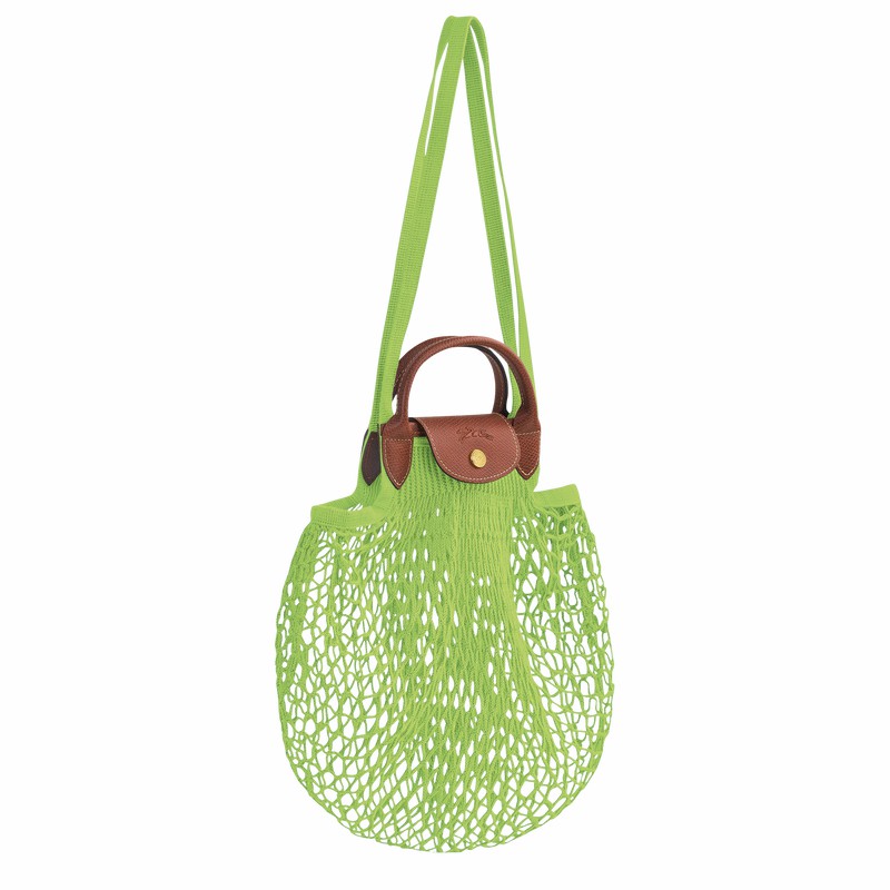 Longchamp Le Pliage Filet L Schoudertas Dames Groen Belgium | 10121HVH355