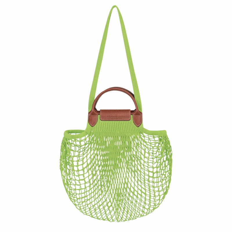 Longchamp Le Pliage Filet L Schoudertas Dames Groen Belgium | 10121HVH355