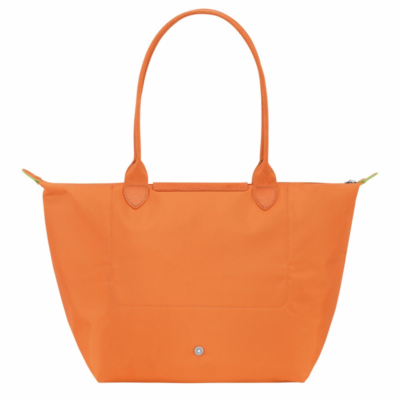 Longchamp Le Pliage Green L Tote Tassen Dames Oranje Belgium | L1899919P54