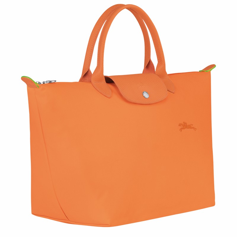 Longchamp Le Pliage Green M Handtas Dames Oranje Belgium | L1623919P54