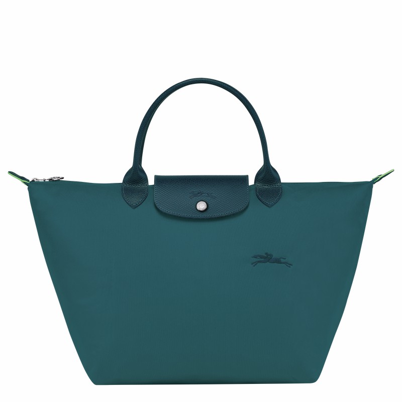 Longchamp Le Pliage Green M Handtas Dames Pauw Belgium | L1623919P89