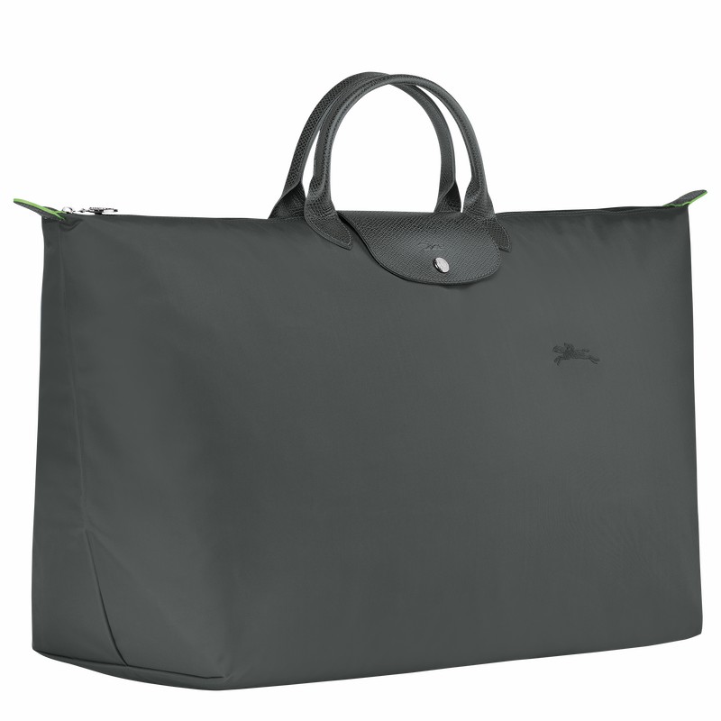 Longchamp Le Pliage Green M Reistas Dames Diepgrijs Belgium | L1625919P66