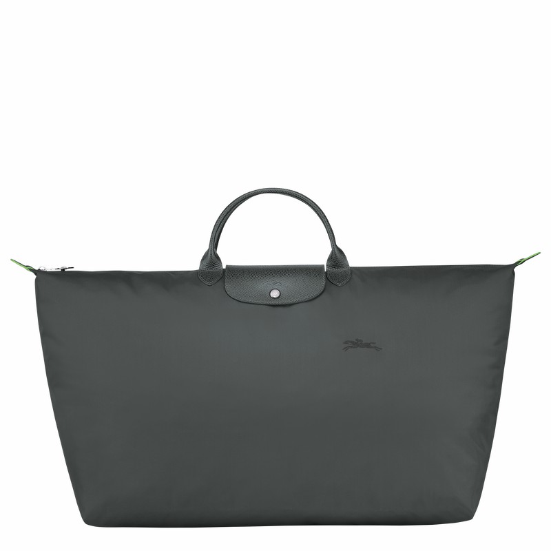 Longchamp Le Pliage Green M Reistas Dames Diepgrijs Belgium | L1625919P66