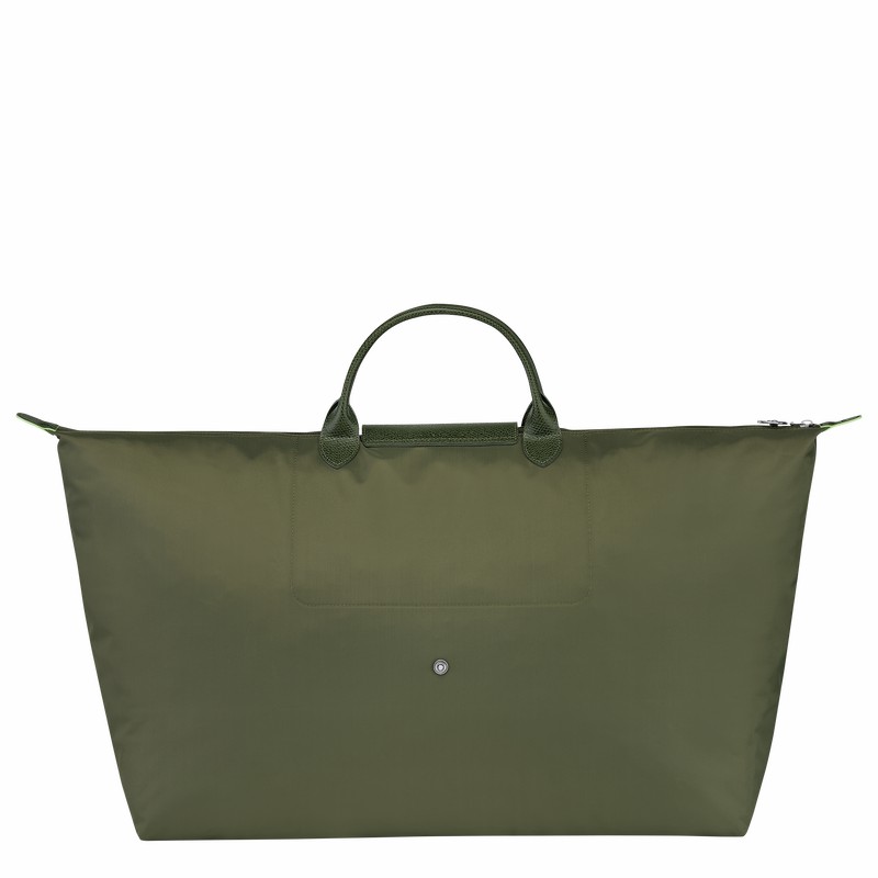 Longchamp Le Pliage Green M Reistas Dames Groen Belgium | L1625919479