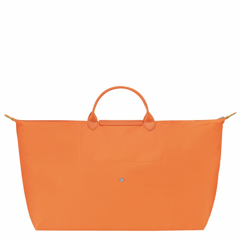 Longchamp Le Pliage Green M Reistas Dames Oranje Belgium | L1625919P54