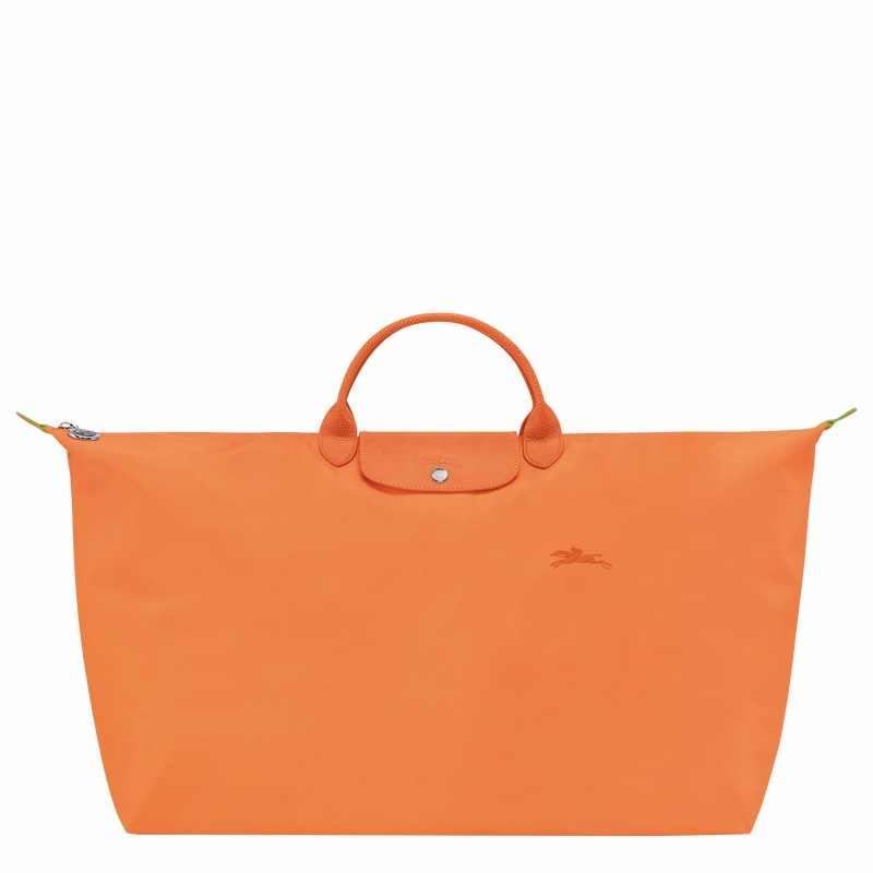 Longchamp Le Pliage Green M Reistas Dames Oranje Belgium | L1625919P54